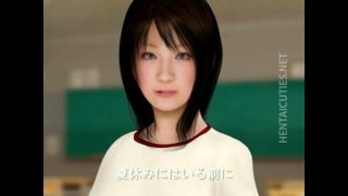 Cute hentai honey sucking a big dick