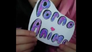 Sexy cosplayer dedicando video