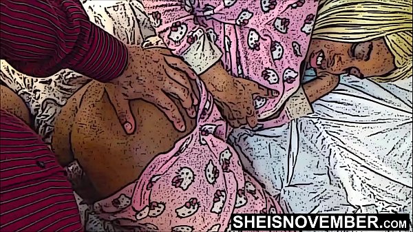 Uncensored Daughter In Law Hentai Sideways Sex From Big Dick Aggressive Step Father, Petite Young Black Hottie Msnovember In Hello Kitty Pajamas on Sheisnovember - Anime Sex