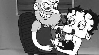 Betty Boop skull fucked by old man