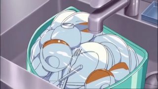 The guy fucked the girl deep in the throat and in various poses. Hentai