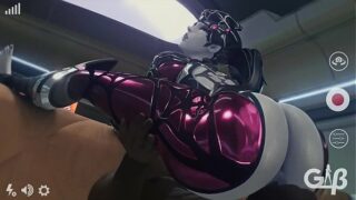 Widowmaker doing the splits