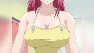 Busty women have an uncensored threesome | Anime hentai