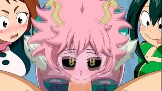 My Hero Academia Hentai: Ashido Mina Blowjob