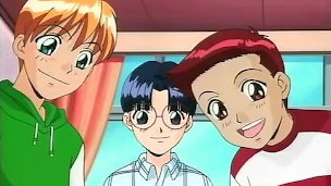 Teenage anime girl in dirty bukkake