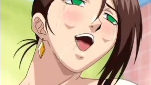 Cute anime teen at the disposal of the perver