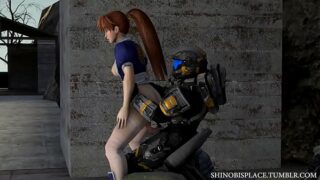 Kasumi and a Halo Spartan
