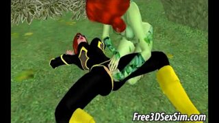 Hot 3D villan babes from Batman fooling around 5 min