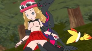 Pokemon – Serena defeated by Salazzle 60 sec