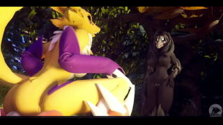 Renamon and Gullimon has fun and then an scp joins ig Animated by Furromantic