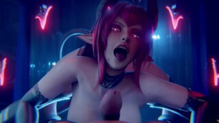 HORNY SUCCUBUS SINIA GIVES YOU A NICE BLOWJOB