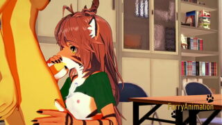 Furry Futanari Hentai 3D – Dog Futanari and Tiger Girl blowjob and fucked with creampie – Anime Manga Japanese Yiff Cartoon  Porn