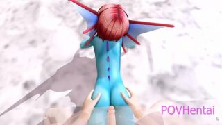 Fish girl BJ cowgirl