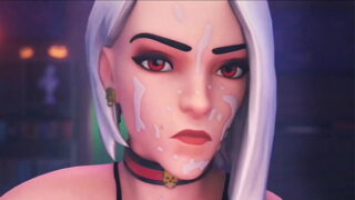 Animated Vampire Ashe Suck Mercy’s Cock – Futanari BlowJob