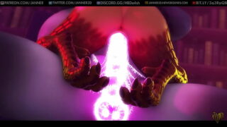 “Needy” (3D Animated Lesbian /w Strapon)