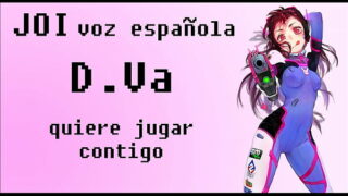 JOI con D.Va de Overwatch. ¡Voz española!