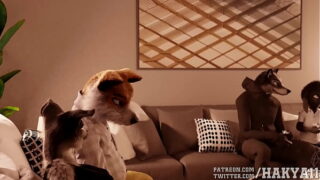 Yiff fox and wolf – Hakya11