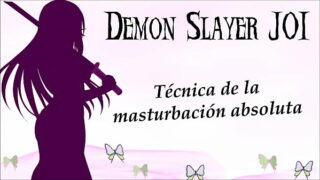 JOI Demon Slayer – Entrenamiento masturbación absoluta (interactivo).