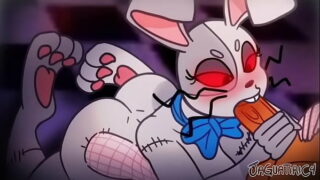 Vanny Cute Furry Bunny Blowjob & Fuck Pussy – FNAF Security Breach