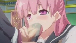Beautiful Girl with Huge Tits Judges a Naughty Cock | Anime Hentai