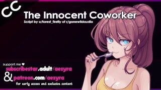 Innocent Coworker – Erotic ASMR audio roleplay