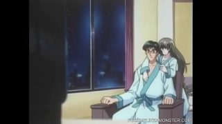 BDSM japanese teen rides cock in Anime Film