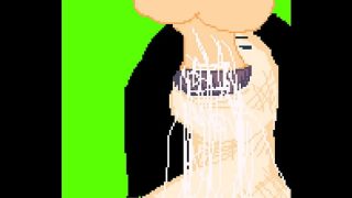 Hentai Blowjob big dick in Pixel Art Animation