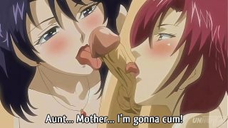 Step Mom and Step Aunt Fuck the Young Boy – Hentai Uncensored [Subtitled]
