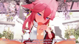 Yae Miko Having sex | 2 | Genshin Impact | Full & Full POV version on PTRN and Sheer: Fantasyking3 (step, ahegao pink haired girl)