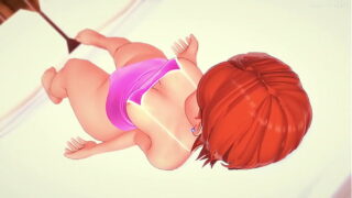 Gwen Tennyson quiere dar un masaje a una gran polla en traje de baño (versión adulta)