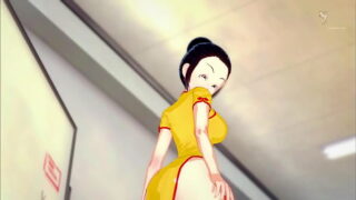 Hot milf Milk Chi-chi rewards you for being a good student – Dragon Ball