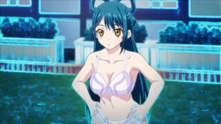 Mato seihei no Sureibu (H Anime) ENF CMNF MMD: See Through X-Ray vision for see blue hair anime nude girls