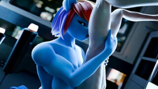 Rainbow Dash Oral Animation 4k