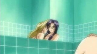 Washing her lesbian friends