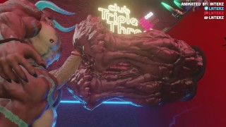 Behemoth Gloryhole Hyper Growth Animation