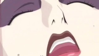 Cock sucking anime teen in a cell