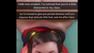 Your Teacher Notices That You Are Distracted By Her Big Ass