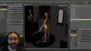 Building the Leticia Scene Body Posing Part 2