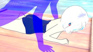 Gawr Gura has Wet and Horny Sex at the Beach – Hololive Hentai