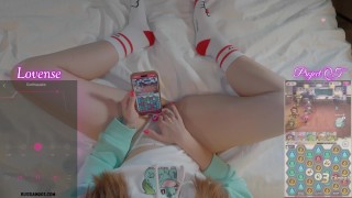 Nutaku Project QT + Lovense = Hentai Gamer Girl Overload – Cosplay Ecstasy