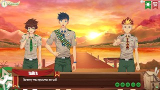 Игра: Лагерь друзей, серия 30 – Уроки рисования с Хантером (русская озвучка)